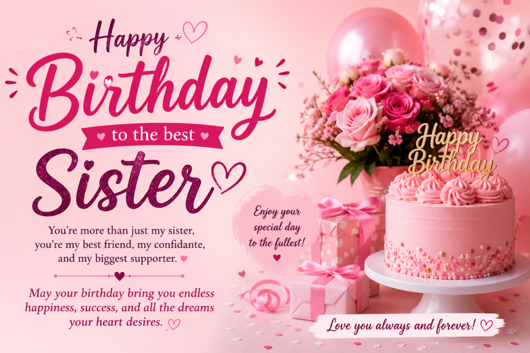 Birthday Wishes for Sister